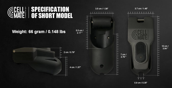 cellmate chastity device dimensions small