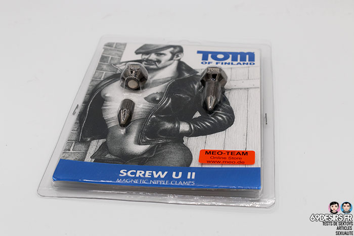 Tom of finland magnetic screw nipple clamps - 1
